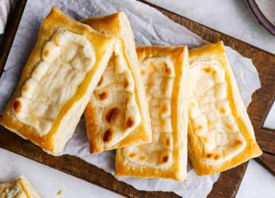طرز تهیه شیرینی دانمارکی پنیری به سبک قنادی طرز تهیه شیرینی دانمارکی پنیری به سبک قنادی